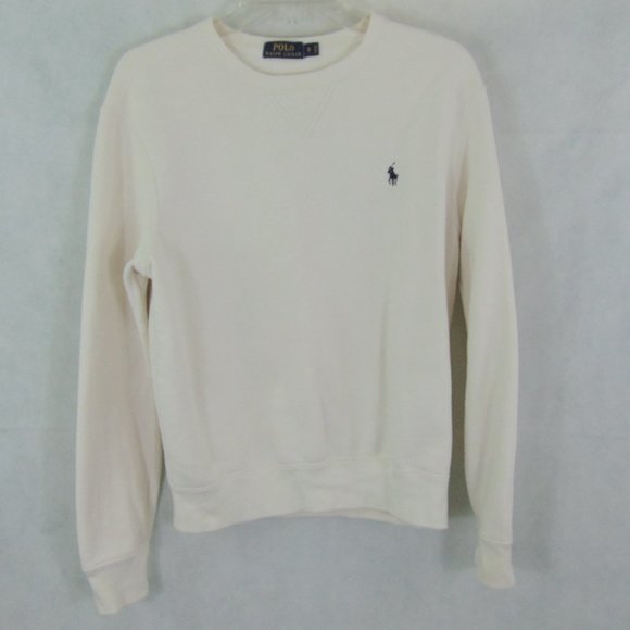 polo white sweatshirt